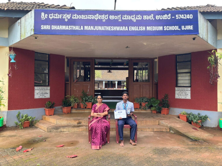 SDM Student Akshar Halemane Selected for State-Level Anveshane–2026 Competition